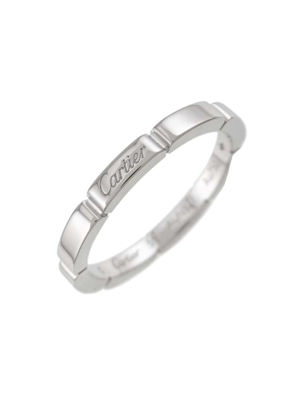 Cartier Maillon Panthere 59 Ring 18K White Gold